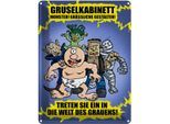 Vianmo Insegna Di Latta 40X30 Cm Gruselkabinett Treten Sie Ein