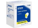 Original Epson Workforce AL-C 300 Series (C13S050747 / 0747) Toner Gelb