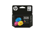Original Hp Envy 6500 Series (7FP20UE / 308) Druckerpatrone Color (Cyan,Magenta,Gelb) (Cyan,Magenta,Gelb)
