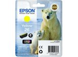 Original Epson Expression Premium XP-625 (C13T26144012 / 26) Druckerpatrone Gelb