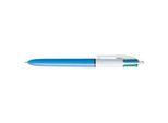 Bic 4 Colours Nero, Blu, Verde, Rosso Penna A Sfera Retrattile A Clip Medio 1 Pz
