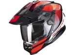 Scorpion ADF-9000 Air Trail Motocross Helm, Schwarz/Rot, S (55/56)