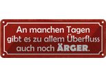 Vianmo Insegna Di Latta 10X27 Cm An Manchen Tagen Gibt Auch ÄRger