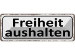 Vianmo Insegna Di Latta 10X27 Cm Freiheit Aushalten