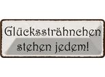 Vianmo Insegna Di Latta 10X27 Cm GlüCkssträHnchen Stehen Jedem