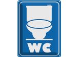 Vianmo Insegna Di Latta 40X30 Cm Wc Piktogramm Toilette