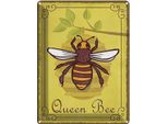 Vianmo Insegna Di Latta 40X30 Cm Queen Bee Biene Honig Imkerei