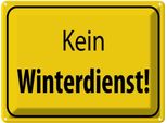 Vianmo Insegna Di Latta 30X40 Cm Kein Winterdienst Warnschild