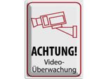 Vianmo Insegna Di Latta 40X30 Cm Achtung VideoüBerwachung