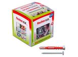 fischer DuoPower 6x50 S PH 2K 538260 Dübel mit Schrauben Ø 6 mm x 50 mm, 50 Stück