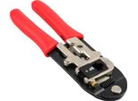 Inline® 74110 Pinza A Crimpare, Professionale, Per Spine RJ45, Moduli Intercambiabili