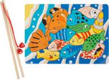 Small Foot Design 8185 Puzzle Di Pesca, Con 2 Canne Da Pesca, Colorato, 16 Pezzi (1 Set)