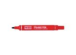 Pentel N 50 Marcatore Permanente Tipo Di Punta Rosso 12 Pz