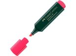 Faber-Castell 154821 Evidenziatore 1 Pz Punta Smussata Rosso