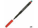 Faber-Castell 152321 Marcatore Permanente Rosso 1 Pz