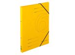 Raccoglitore Ad Anelli Herlitz Easyorga A4 In Cartone Con Meccanismo A 2 Anelli Giallo