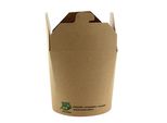 Papstar 87269 Papstar Snackbox "Puro"", Quadrato, 760 Ml, Marrone"