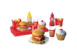 Ecoiffier 100% Chef Hamburger Set, 25Dlg.