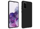 Custodia Semirigida In Silicone Per Cellulare Samsung Galaxy S20 Plus, Soft Touch - Nero