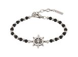 Bracciali Con Perline Collezione Breil Onice Nero - Uomo