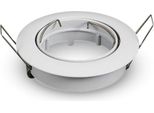 Plafoniera V-TAC GU10 Rotonda Mobile Bianco VT-779