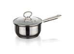 Banquet Casseruola In Acciaio Inox Matte New Line 16 Cm, 1,5 L, Con Coperchio