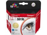 Cartuccia D'inchiostro Tb Comp. Con Canon CLI-551XL, 6444B001 Cy