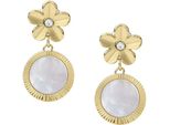 Fossil JF04021710 Orecchini Donna Val Vintage Vacation Madreperla Oro Bianco