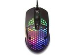 Mouse Yenkee Yms 3030BK Shotgun, Ottico, Cablato, Da Gioco, 6400DPI, Nero