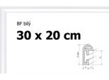 Bfhm Cornice In Plastica 30X20Cm - Bianco