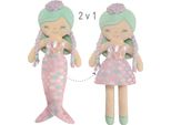 Decuevas 20041 Bambola Di Peluche 2In1 Ocean Fantasy - 36 Cm Con Culla
