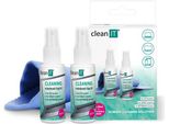 Clean It Soluzione Di Pulizia Per Computer Portatili Con Salvietta, 2X30Ml