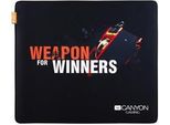 Canyon MP-5, Tappetino Per Mouse Da Gioco, Misura L, Nero Con Motivo Di Gioco