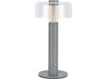 Lampada Da Tavolo 1W 100Lm Led Usb Con Batteria Ricaricabile Grigio
