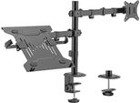 Brateck LDT66-C024ML Supporto Monitor Un Braccio Articolato Un Supporto Laterale Per Laptop Su Barra