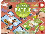 Puzzle - Educa - Battle Jr Fantasy - 16 Puzzles - Fantasy Theme - For Children From 4 Years Old