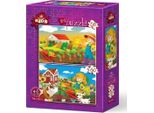 Art Puzzle Puzzle Farmer 35+60 Pezzi