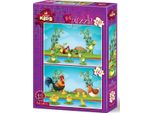 Art Puzzle Puzzle Animali Con Cuccioli 35+60 Pezzi