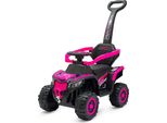 Baby Mix Ruggy Bicicletta Elettrica Con Asta Di Guida Rosa