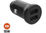 Fixed Dual Usb Car Charger 15W