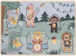 Free2Play Puzzle Di Legno Con Suoni Animali Della Giungla