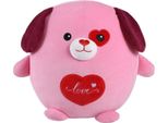 Amico Di Peluche - Amore Di Cane Rosa 20 Cm