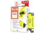 Cartuccia Peach Kompatibilní Canon CLI-526Y, Giallo, 9 Ml