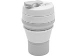 Tazza Pieghevole In Silicone 350 Ml 2In1 New Baby Grigio