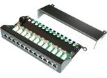 Pannello Patch Xtendlan 10", 12 Porte, 1U, Cat5E, Stp, Lsa, Con Coperchio, Nero"