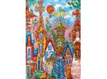 Heye Puzzle Villaggio Di Charme: La Porta Blu 500 Pezzi