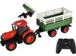 Zetor Trattore Rc Con Traino In Plastica 42Cm 2,4Ghz Pacchetto Ricaricabile + Batteria Con Suono