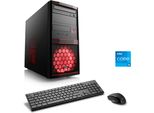 CSL PC Speed V25125, rot, 16 GB RAM 1000 GB SSD, Computer
