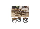 Vicco Couchtisch-Set Fyrk Eiche 57 X 42 Cm 2 Teile