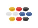 Magnetoplan 1664210 Magnetoplan Discofix Magnete Rotondo "Standard"", Colori Assortiti"